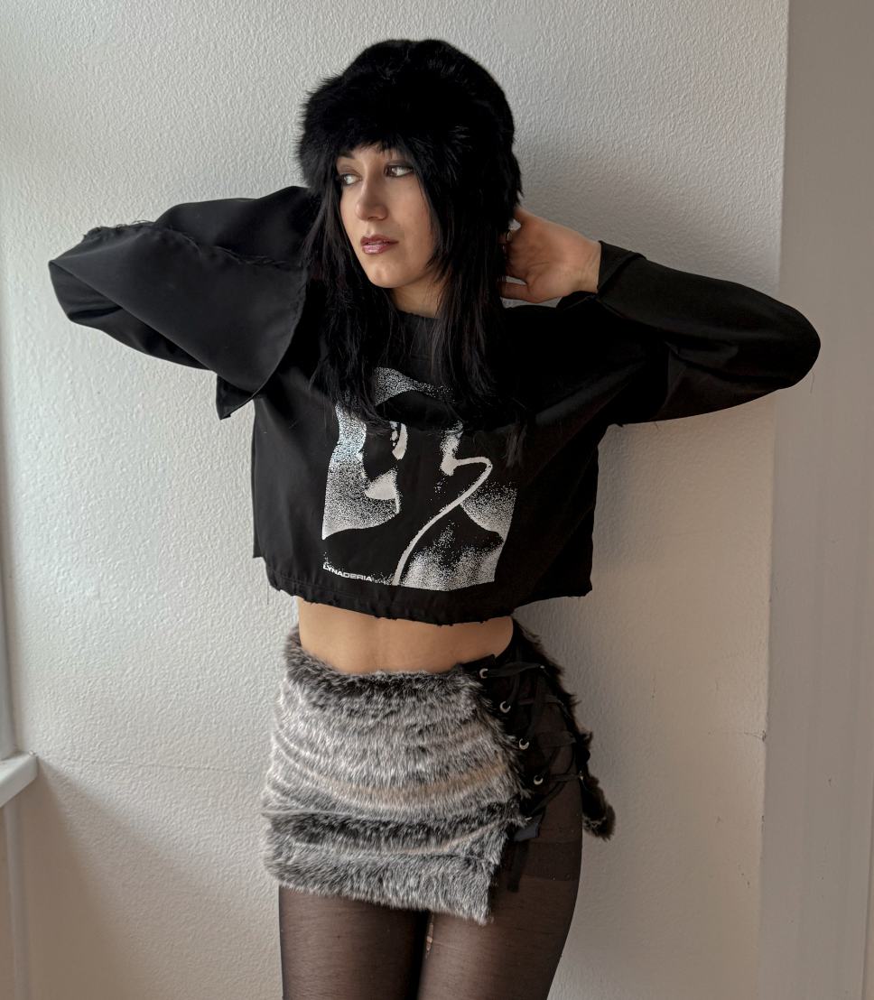 FUR LACE SKIRT