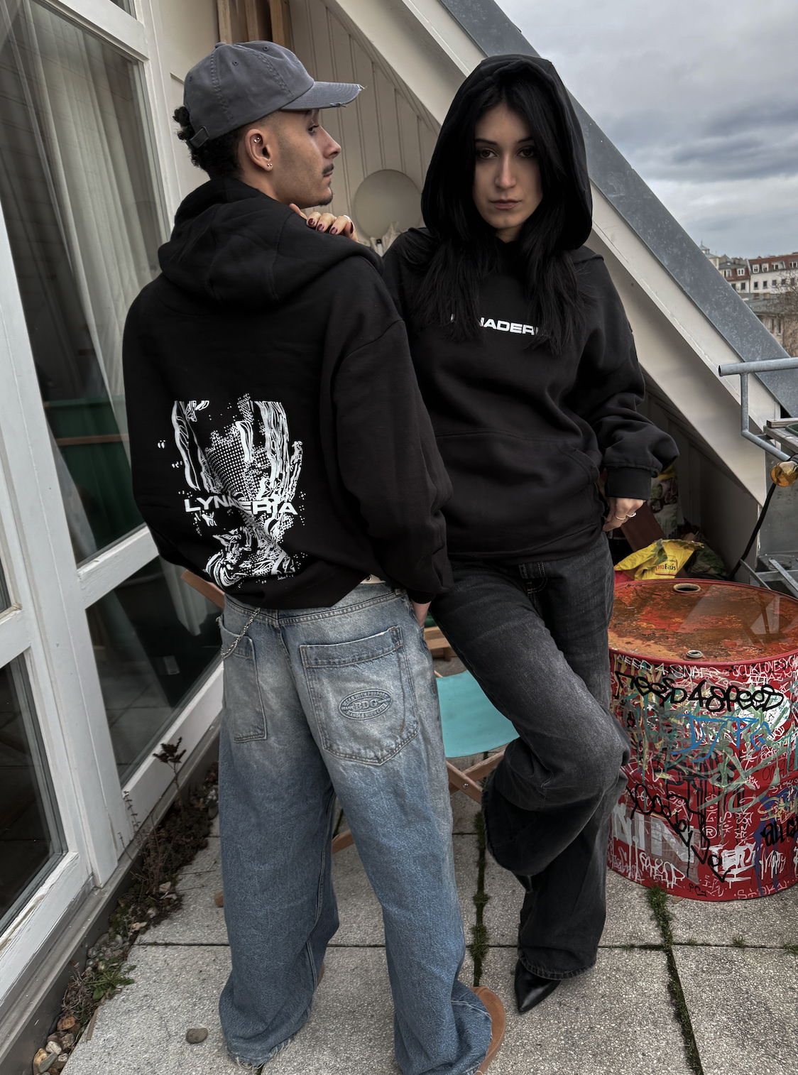 USED LOOK HOODIE _001