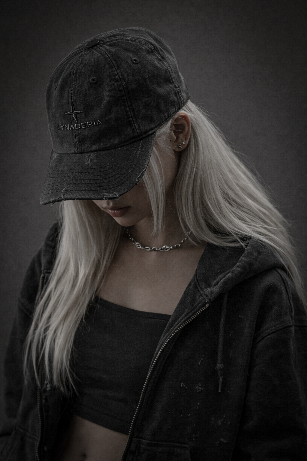 USED LOOK STAR CAP