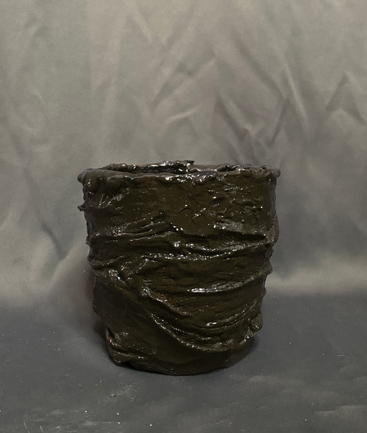 MEDIUM FLOWER POT BROWN