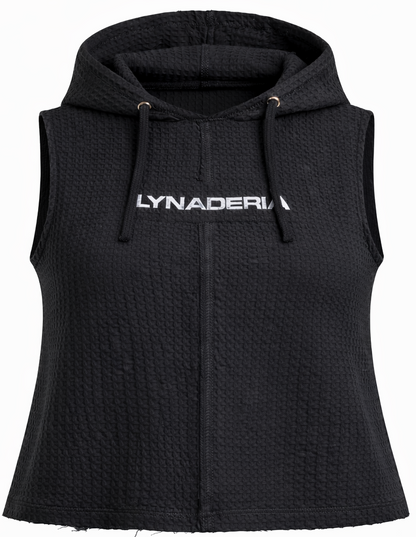 Crop waffle - Hoodtop
