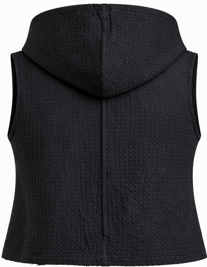 Crop waffle - Hoodtop