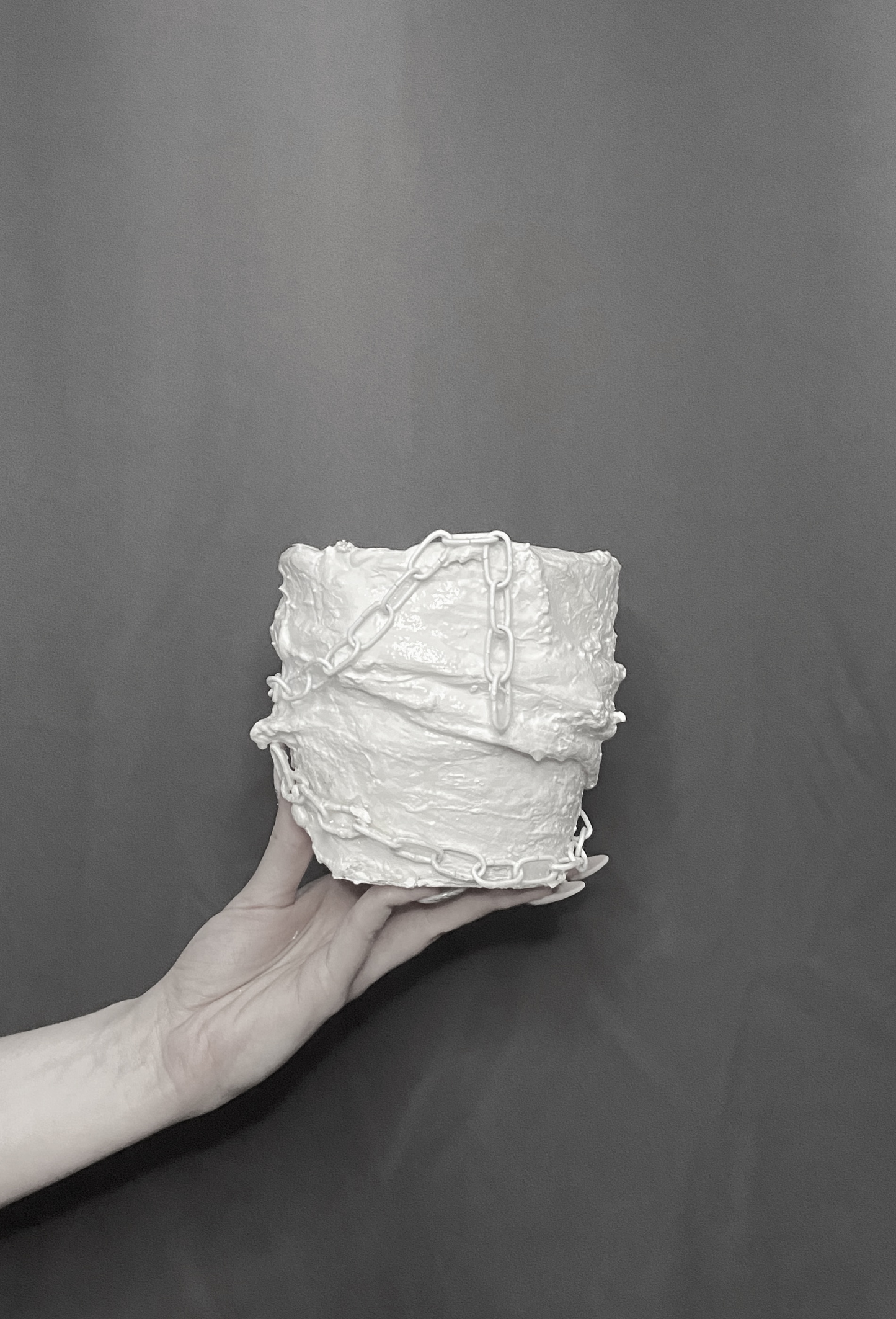 KETTENBLUMENTOPF WEISS