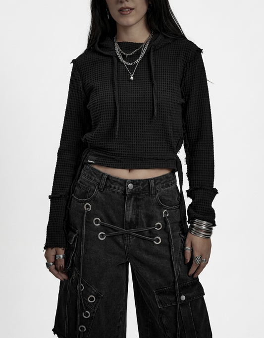 Crop waffle - Hood