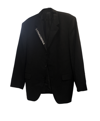 NADELSTREIFEN-BLAZER AUS SCHURWOLLE OVERSIZED
